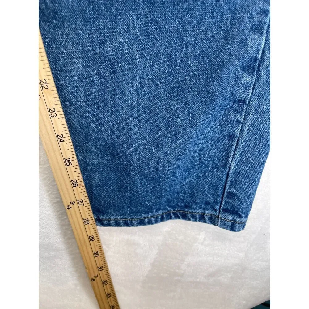 Carhartt Jeans Mens 46x30 B17 DST 100% Cotton Relaxed Fit Tapered Leg Denim Blue